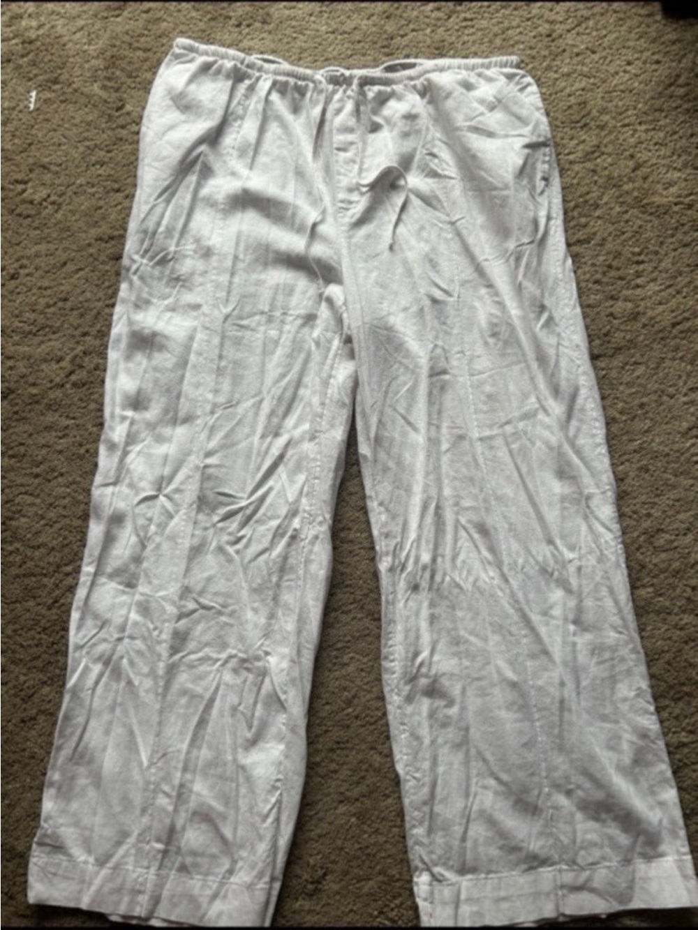 Women’s White Loose Pants